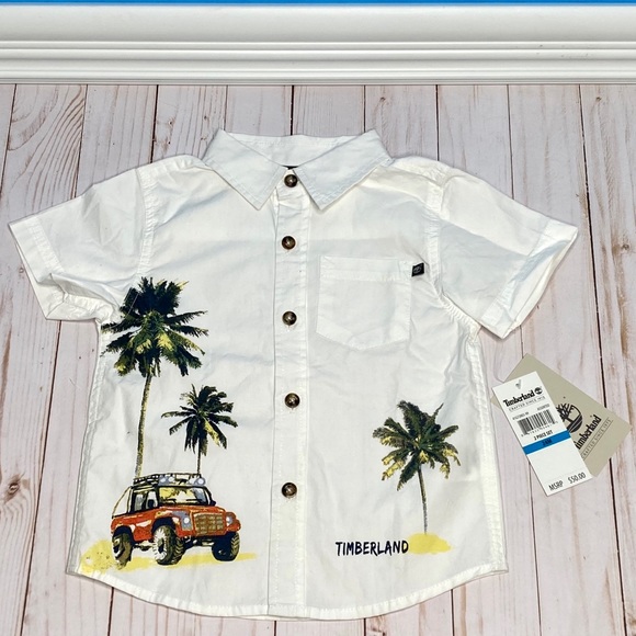 Timberland Button Down Short Set - Picture 2 of 8